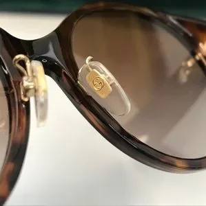 ? original GUCCIBrown Grey Gradient Round Ladies GG0370SK 002 56 Sunglasses Gucci | Accessories | Original Guccibrown Grey Gradient  main image 2